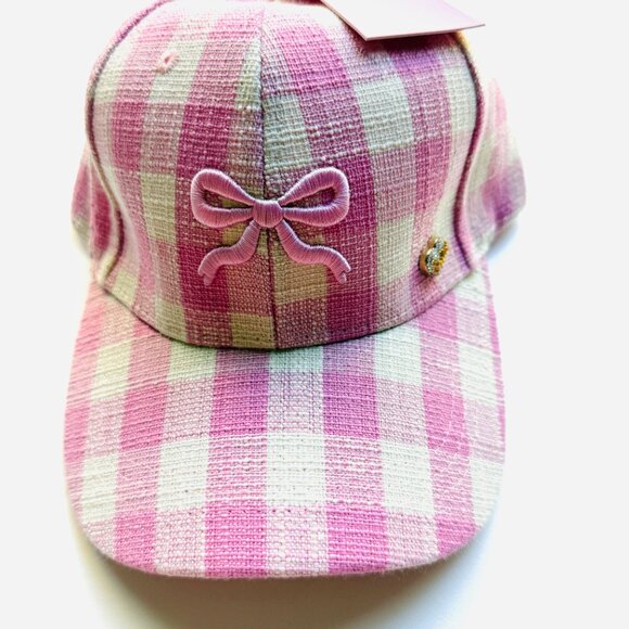 3472 JUICY COUTURE COQUETTE PINK BOW BASEBALL CAP HAT - Picture 1 of 8